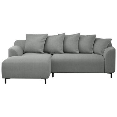 Zetel Elsa met chaise longue links - stof Eden - grijs product