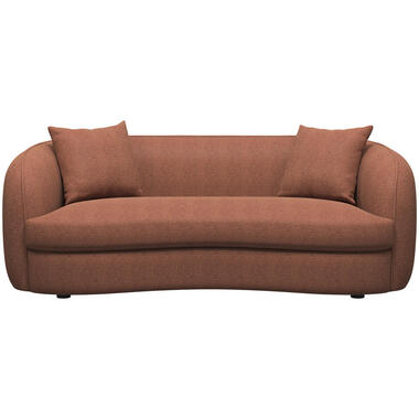 Canapé Enzio 3,5 places - tissu Pure - brun rougeâtre product