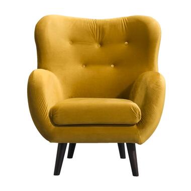 Fauteuil Viborg - tissu - geel product