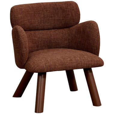 Kinderfauteuil Coco - wijnrood