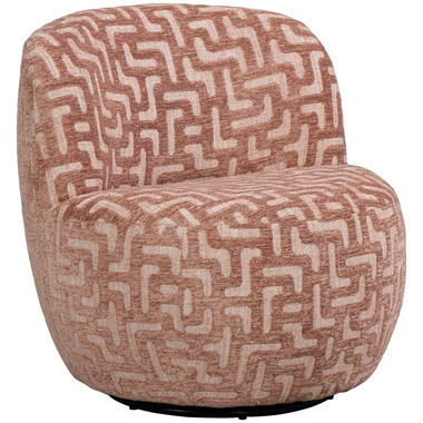 Draaifauteuil Olivia - blush