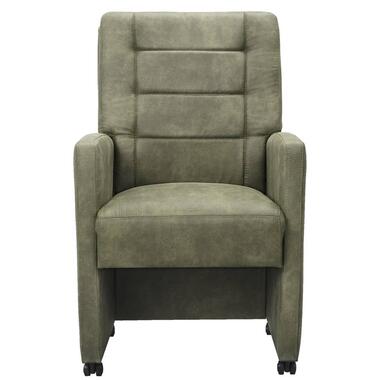 Chaise Lucas - tissu - vert olive product