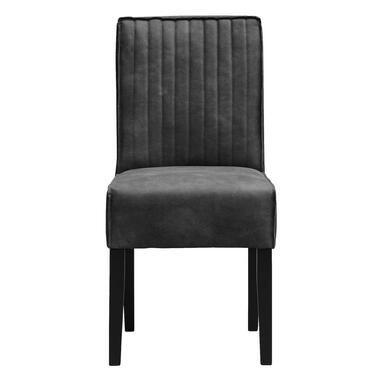 Chaise de salle à manger Casey - cuir anthracite - 93x46x68 cm product