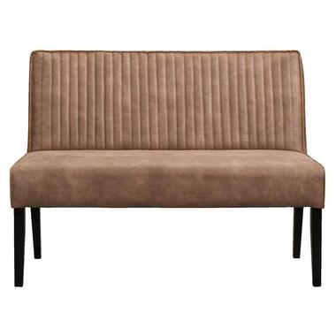 Banquette Casey - micro-cuir taupe - 125 centimètre product
