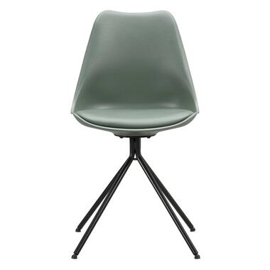 Chaise de salle à manger Senja - plastique vert - métal noir product