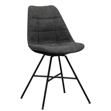 Chaise de salle à manger Senja - gris/à carreaux - pied croisé product