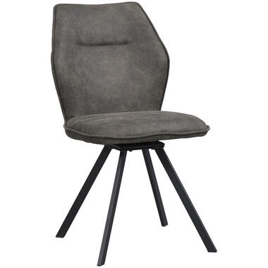 Chaise de salle à manger Raffy - stof - couleur anthracite product