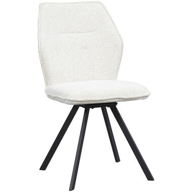 Chaise de salle à manger Raffy - tissu - crème product