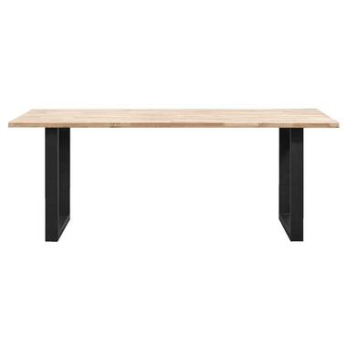 Table de salle à manger Tibor - brune/noire - 74x160x90 cm product