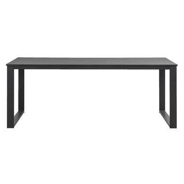 Eetkamertafel Tycho - zwart eikenmotief - 77,5x159x90 cm product