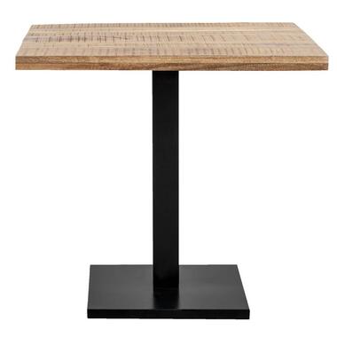 Table bistrot Trevor - brune/noire - 77x80x80 cm product