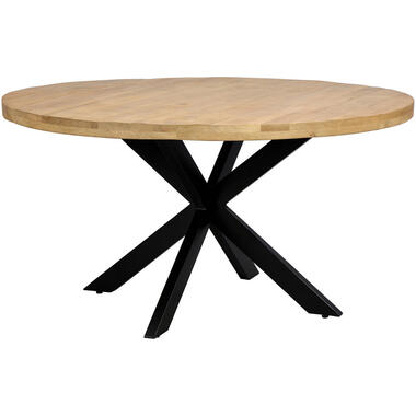 Eetkamertafel Travis rond - mangohout - Ø150 cm