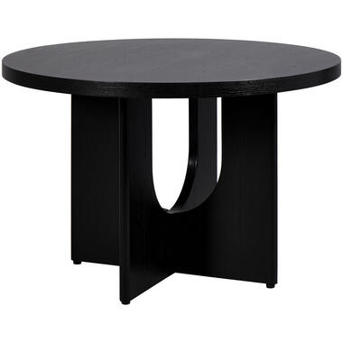 Eettafel Lio - zwart - Ø120 cm