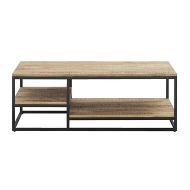 Table de salon Kyan - noire/couleur naturelle - 40x120x60 cm product