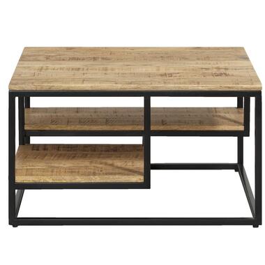 Table de salon Kyan - noire/couleur naturelle - 40x75x75 cm product