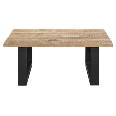 Table de salon Trevor - brune/noire - 42x100x100 cm product