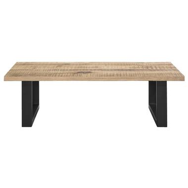 Table de salon Trevor - brune/noire - 42x140x80 cm product