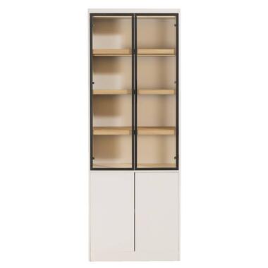 Vitrine Virgil, éclairage LED inclus - couleur sable - 220x80x40 cm product