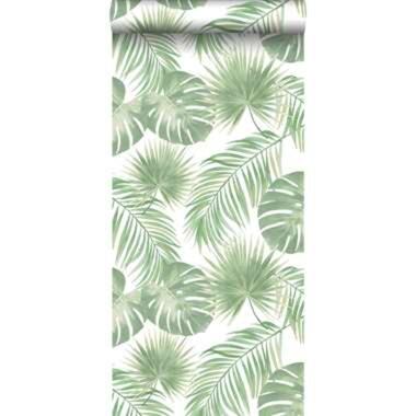 ESTAhome behang - tropische bladeren - mintgroen - 0.53 x 10.05 m product