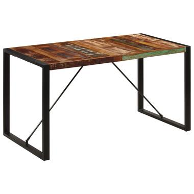 vidaXL Table de salle à manger 140x70x75cm Bois de récupération massif product