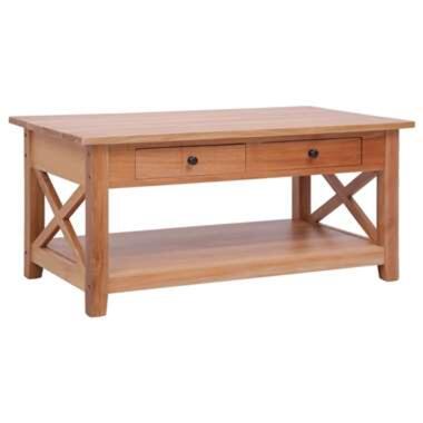 vidaXL Table basse 100x55x46 cm bois d'acajou massif product