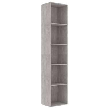 vidaXL Boekenkast 40x30x189 cm bewerkt hout betongrijs product