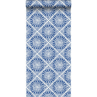 ESTAhome papier peint - motif de carrellages - bleu foncé product