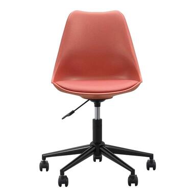Chaise de bureau Senja - plastique brun rougeâtre - métal noir product