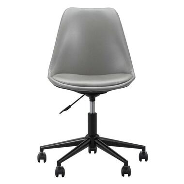 Chaise de bureau Senja - skaï gris - métal noir product