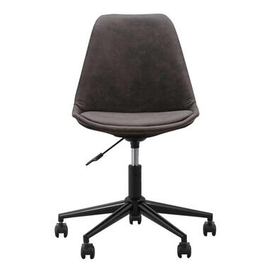 Chaise de bureau Senja - tissu en couleur anthracite - métal noir product