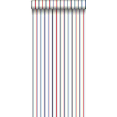 ESTAhome papier peint - à rayures - bleu et rouge - 53 cm x 10,05 m product