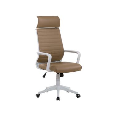 Chaise de bureau marron et blanc LEADER product