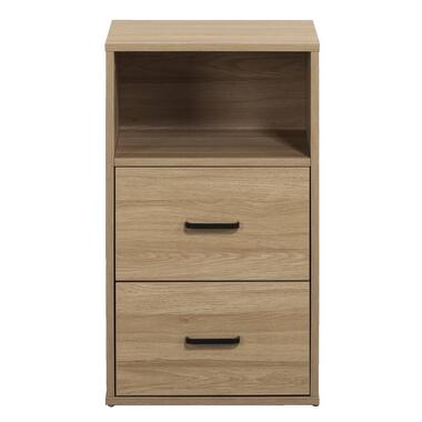 Ladekast Alex 2 lades - naturelkleur - 40x35x68 cm product