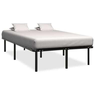 vidaXL Cadre de lit sans matelas noir métal 180x200 cm product