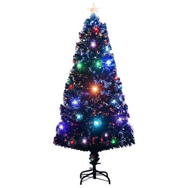 vidaXL Arbre de Noël pré-éclairé avec support 120 cm fibre optique product