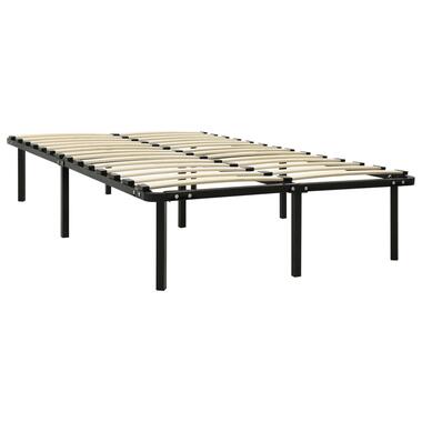 vidaXL Cadre de lit sans matelas noir métal 140x200 cm product