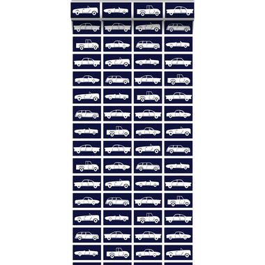 ESTAhome papier peint - voitures - bleu marine - 53 cm x 10,05 m product