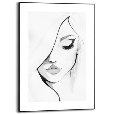 Peinture Visage 70x50 cm Noir - Blanc product