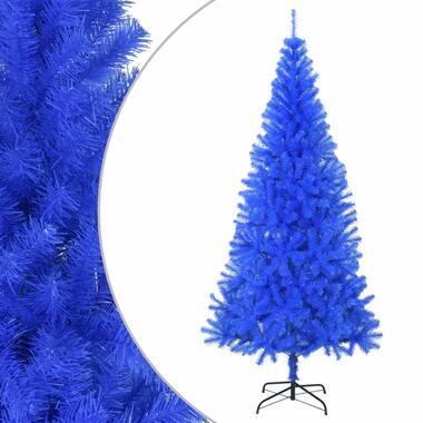 vidaXL Sapin de Noël artificiel avec support bleu 180 cm PVC product