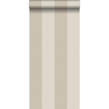 Origin behang - strepen - donker beige - 53 cm x 10,05 m product