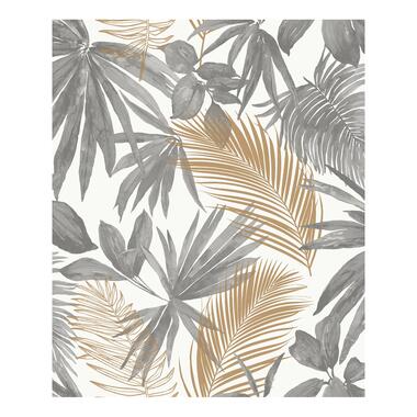 Dutch Wallcoverings - Jungle Fever Wild Palms grijs/beige - 0,53x10,05 product