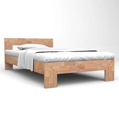 VIDAXL Bedframe massief eikenhout 160x200 cm product