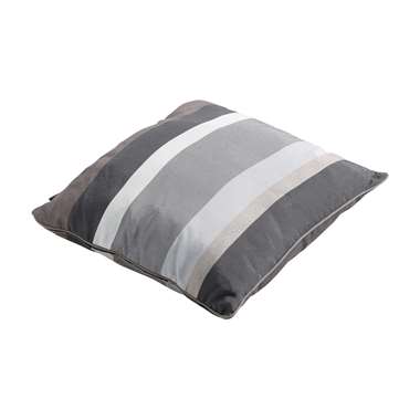 Madison Sierkussen met paspel 50x50 Stripe grey product