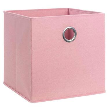 Boîte de rangement Parijs - rose pastel - 31x31x31 cm product
