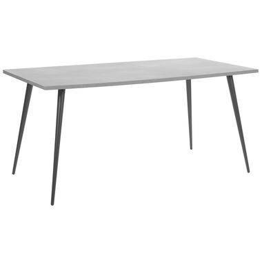 SANTIAGO - Eettafel - Grijs - 80 x 160 cm - Vezelplaat product