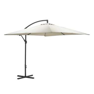 Garden Impressions Corfu parasol 250x250 - donker grijs - zand product