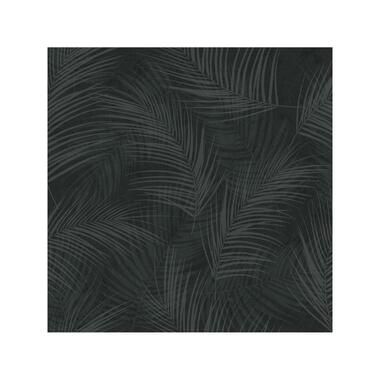 Dutch Wallcoverings - Palma palm zwart - 0,53x10,05m product