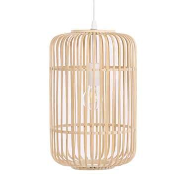 Lampe suspension cylindre en bambou clair AISNE product