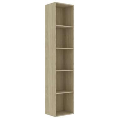 vidaXL Boekenkast 40x30x189 cm bewerkt hout sonoma eikenkleurig product