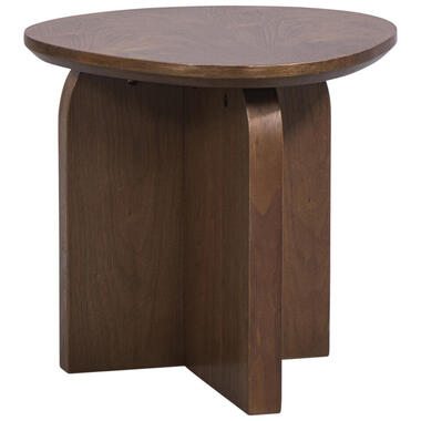 Bijzettafel Ateca - walnootkleur - 38xØ40 cm product